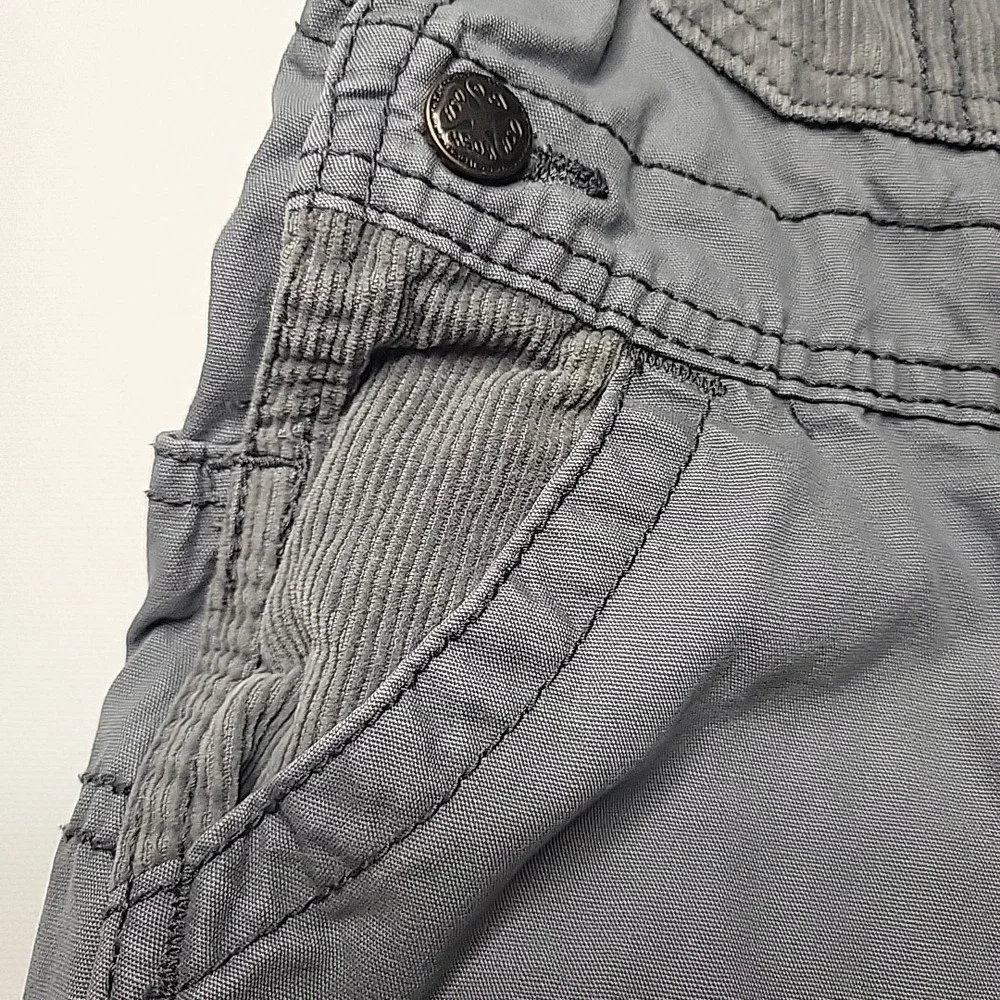 OSHKOSH BGosh Vestbak‎ Gray Overalls Corduroy Detail Size 12M